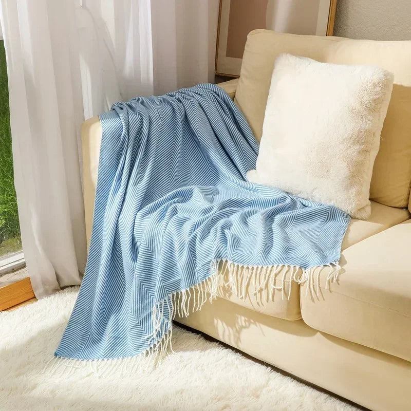 Nordic Stripes pläd – alternativ vy