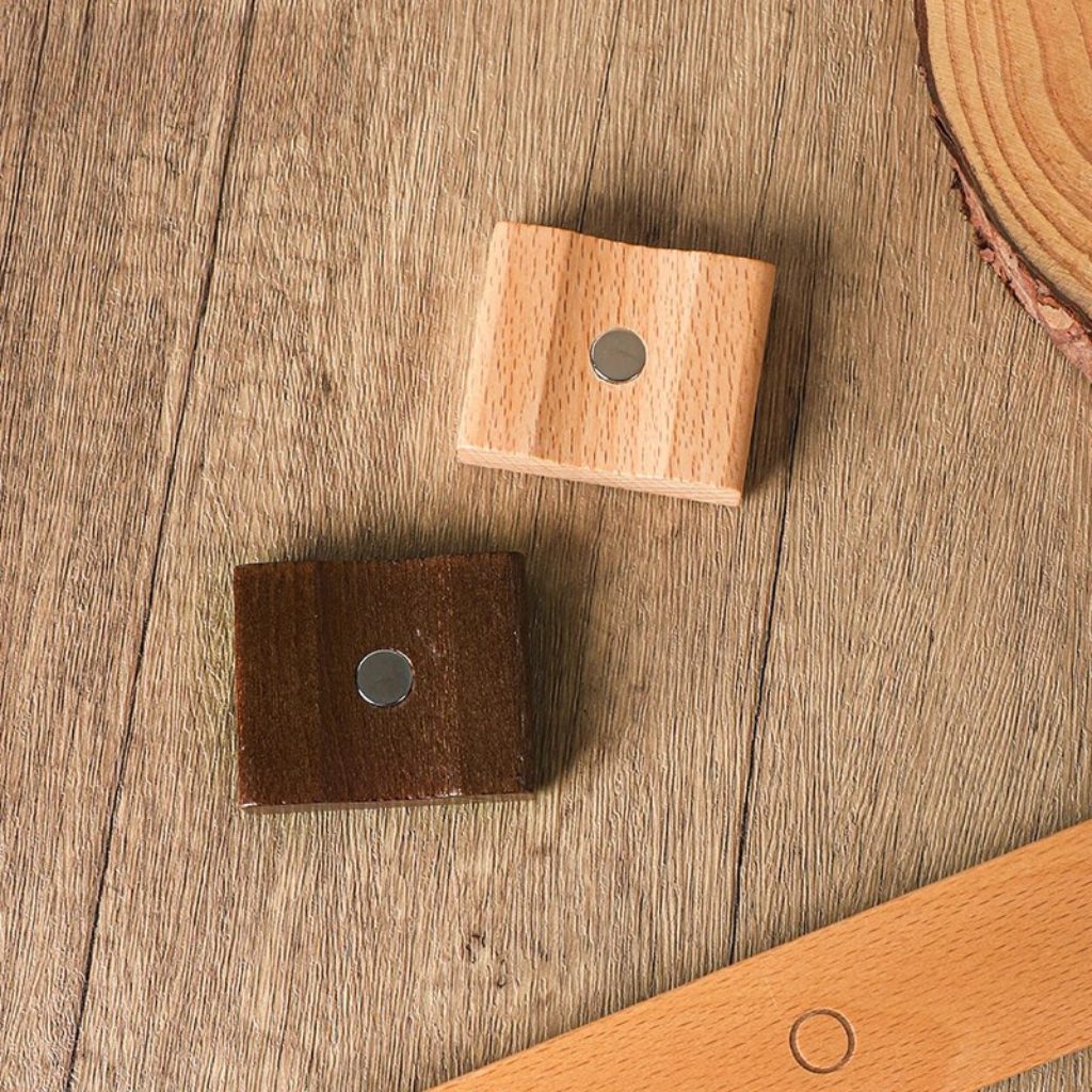 Skohorn i Bokträ med Magnet