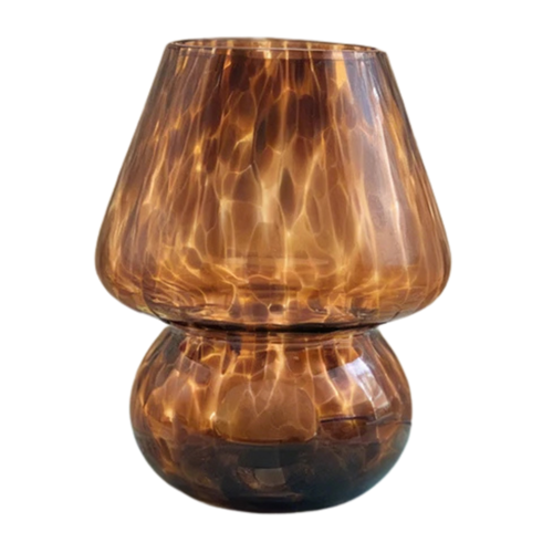 Amber Glass bordslampa i färgat glas – produktbild