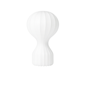 Cacoon luftballongformad bordslampa i silke – produktbild