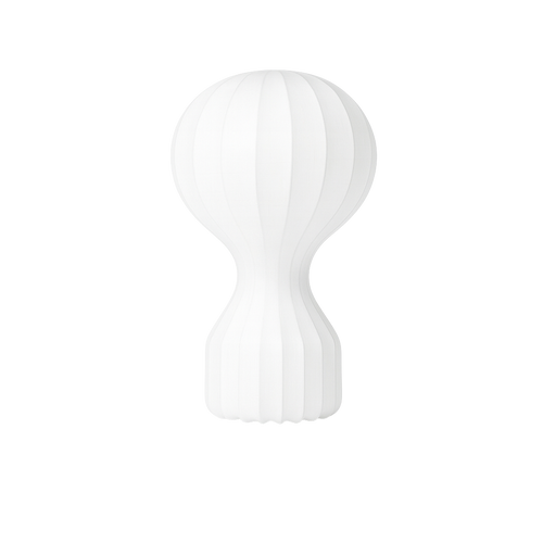 Cacoon luftballongformad bordslampa i silke – produktbild