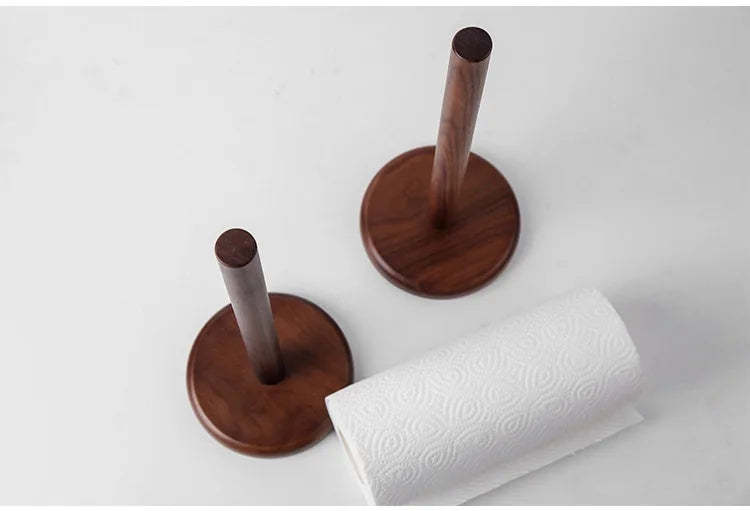 Pappershållare i Valnöt