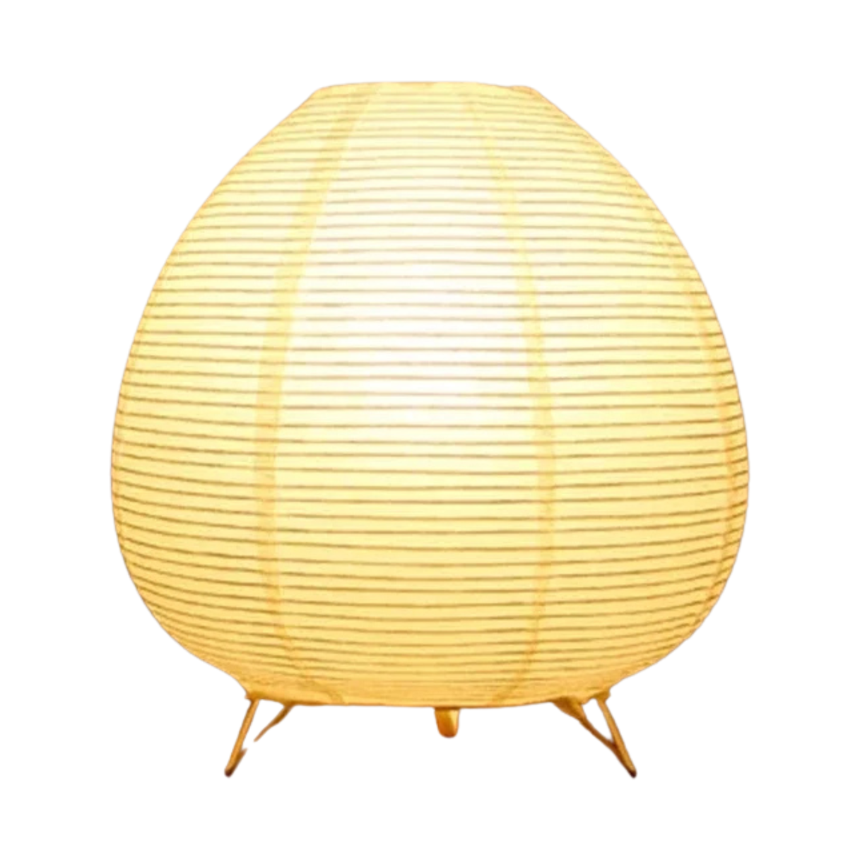 Japansk bordslampa i rispapper – produktbild