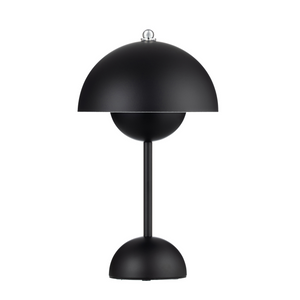 Svart Bloomé trådlös och dimbar bordslampa