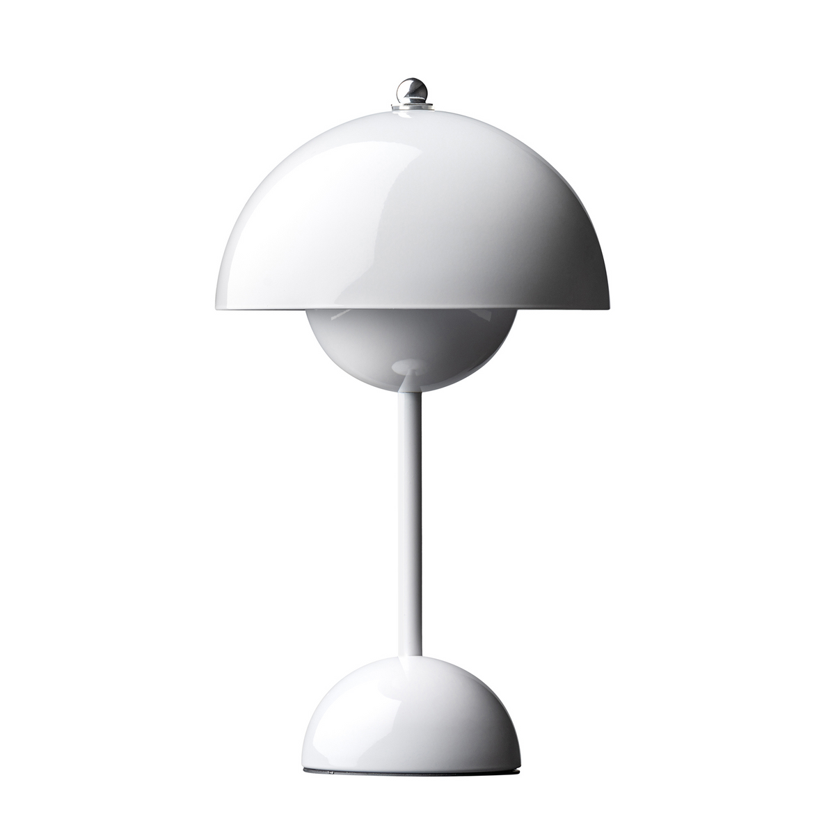 Vit Bloomé trådlös och dimbar bordslampa
