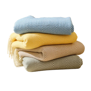 Nordic Stripes pläd – produktbild