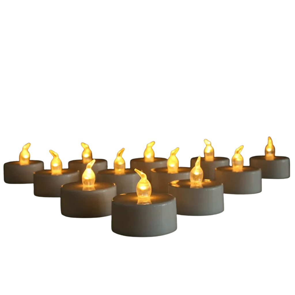 LED värmeljus– Realistisk Flamfri Glöd för Mysiga Stunder