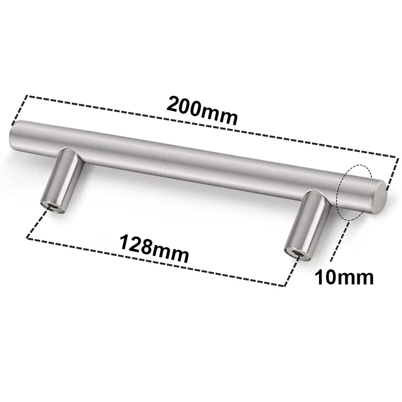 T-Bar Handtag i Rostfritt Stål – Modern Uppgradering för Kök & Möbler