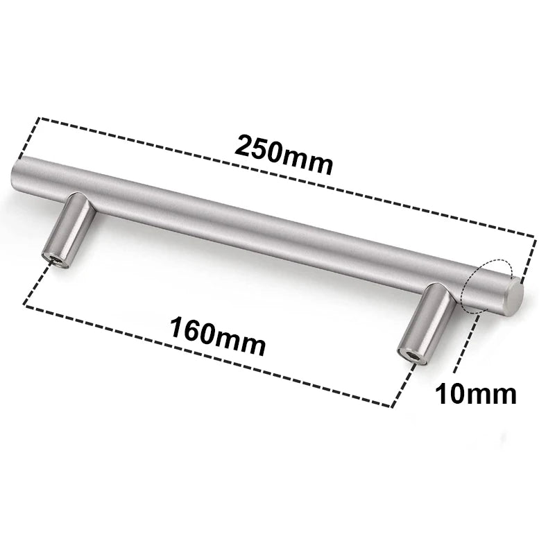 T-Bar Handtag i Rostfritt Stål – Modern Uppgradering för Kök & Möbler