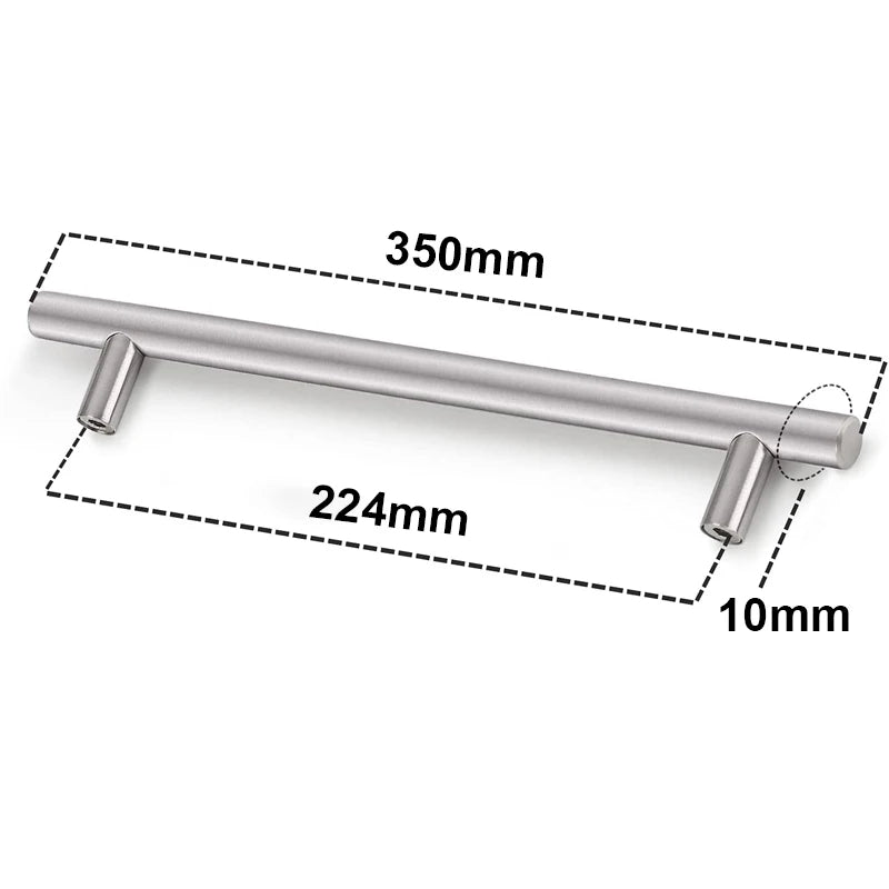 T-Bar Handtag i Rostfritt Stål – Modern Uppgradering för Kök & Möbler