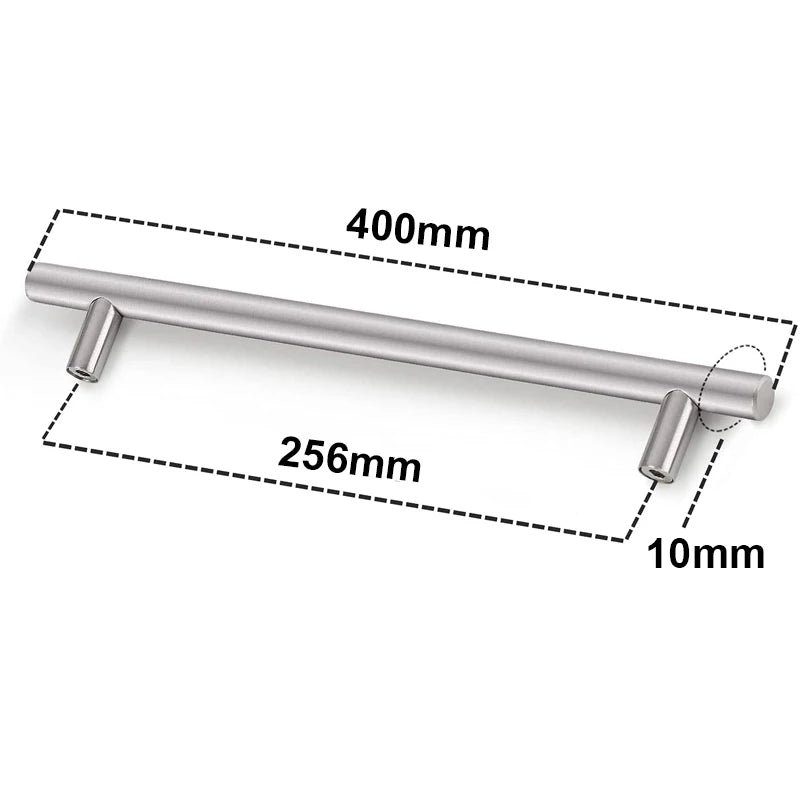 T-Bar Handtag i Rostfritt Stål – Modern Uppgradering för Kök & Möbler