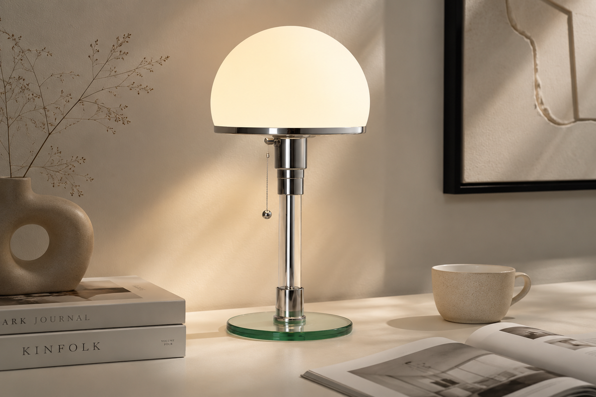 Lumière bordslampa i modern inredningsmiljö