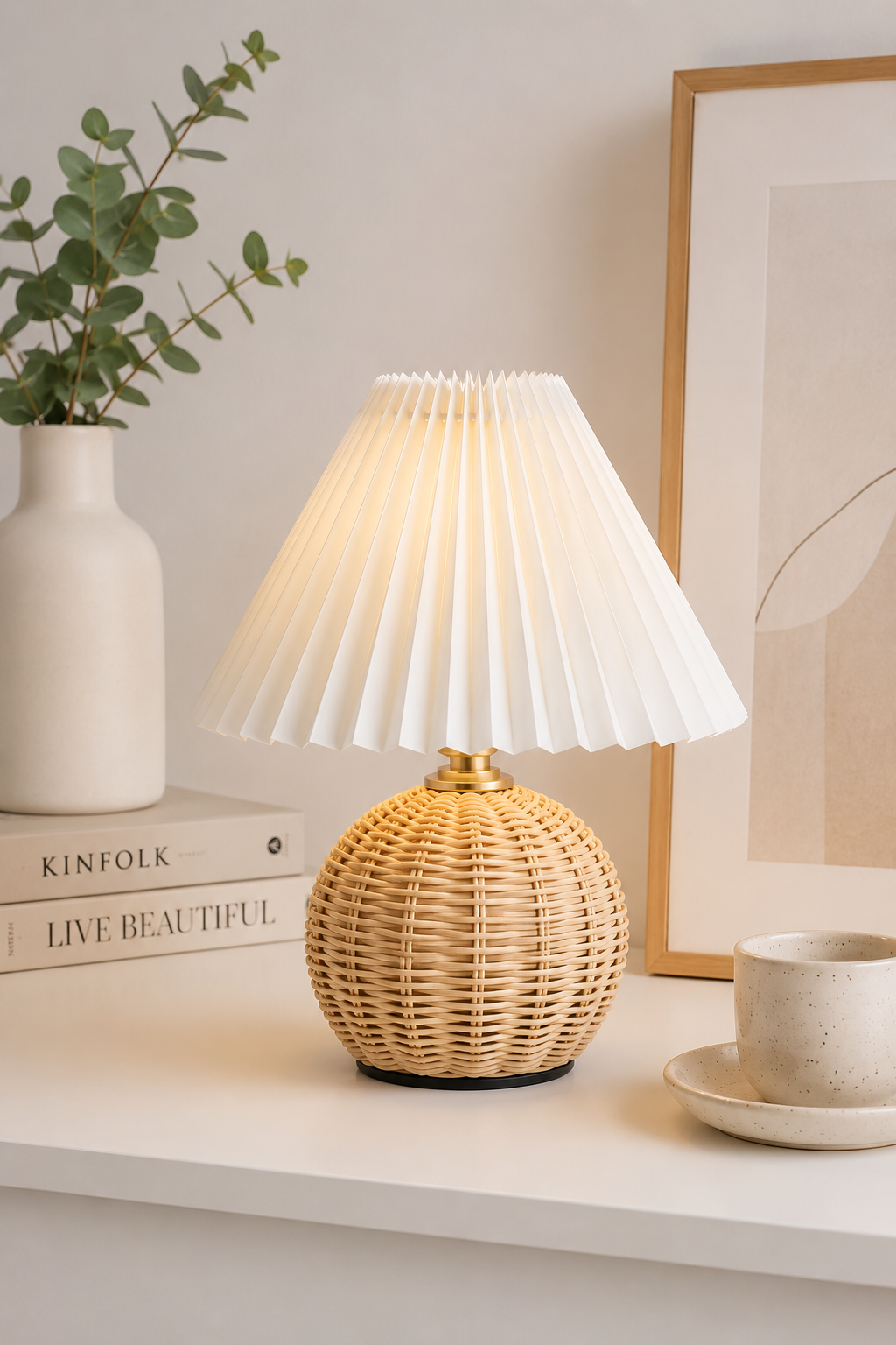 Lunea bordslampa med varmt stämningsljus