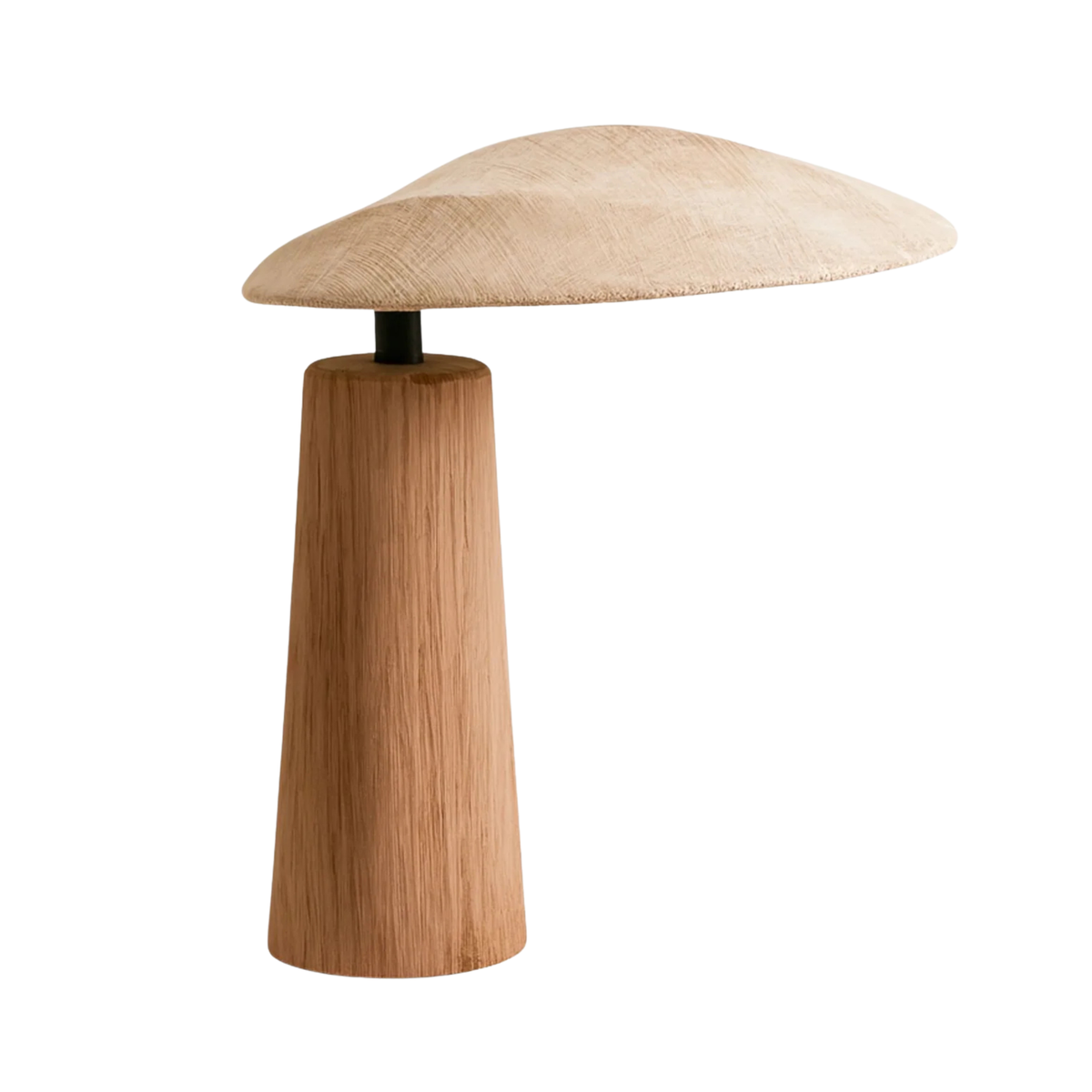 Hikari japansk wabi-sabi-bordslampa i ekfärg – produktbild