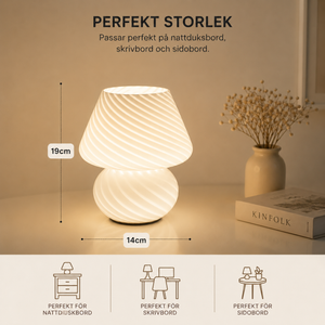 Lunaire bordslampa – mått och specifikationer