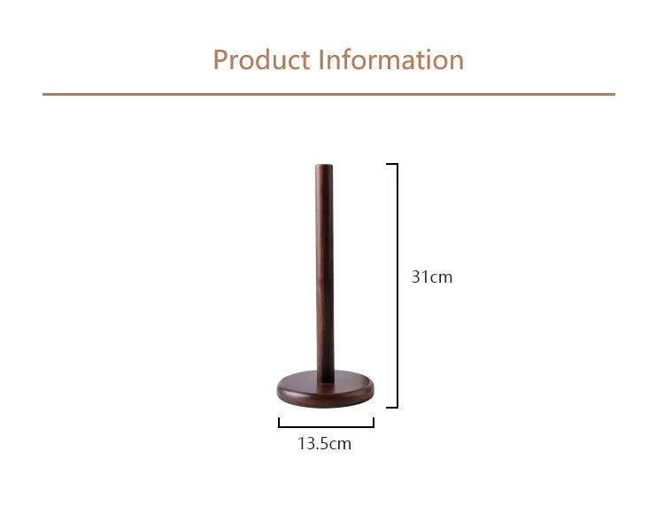 Pappershållare i Valnöt